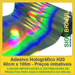 Adesivo Holográfico H20