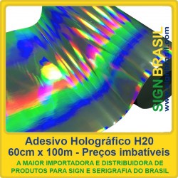 Adesivo Holográfico H20